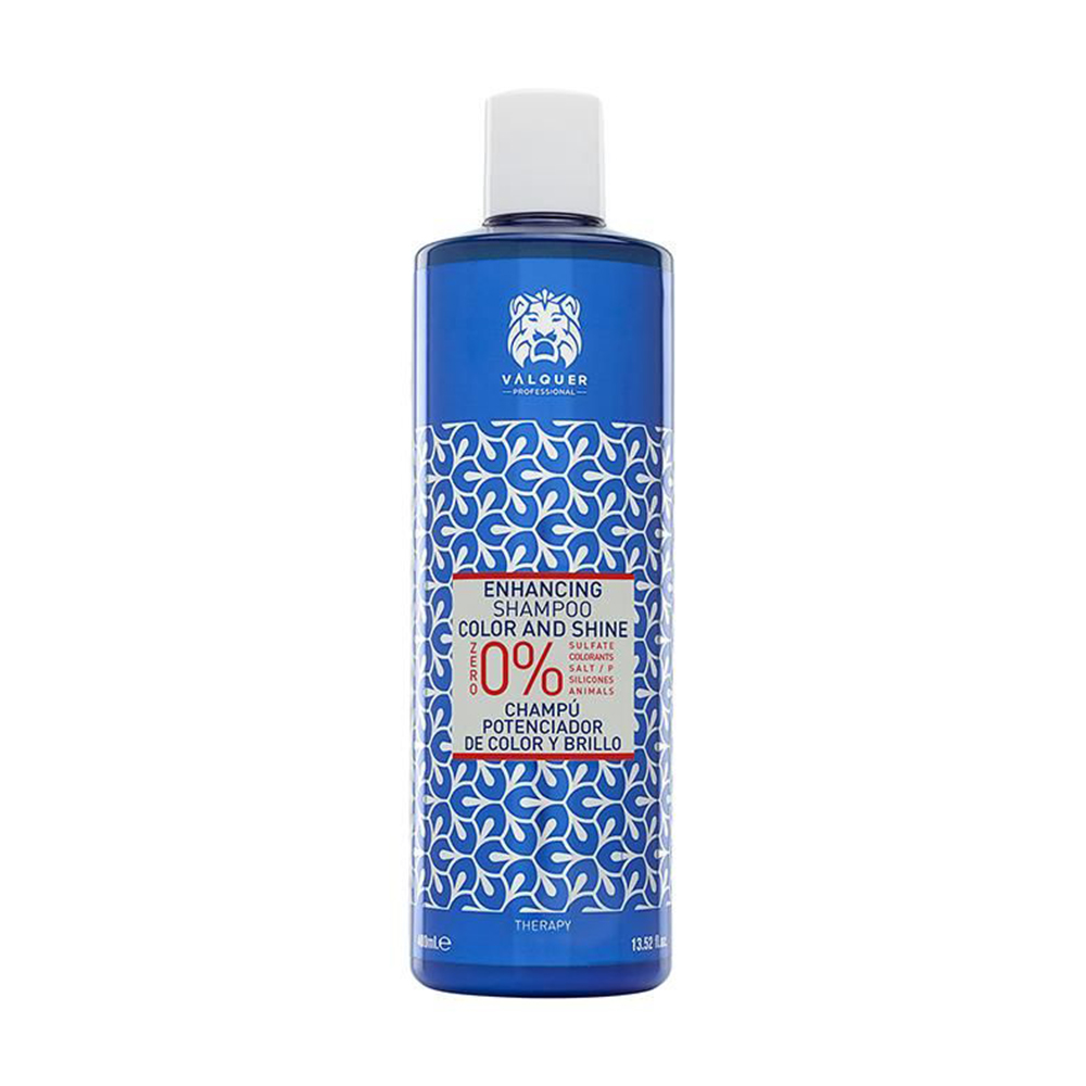Безсульфатний шампунь Valquer Enhamcing Color And Shine Shampoo для фарбованого волосся, 400 мл