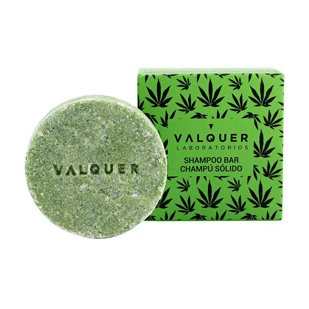 Уцінка! Твердий шампунь для волосся Valquer Shampoo Bar з екстрактом коноплі та конопляною олією, 50 г